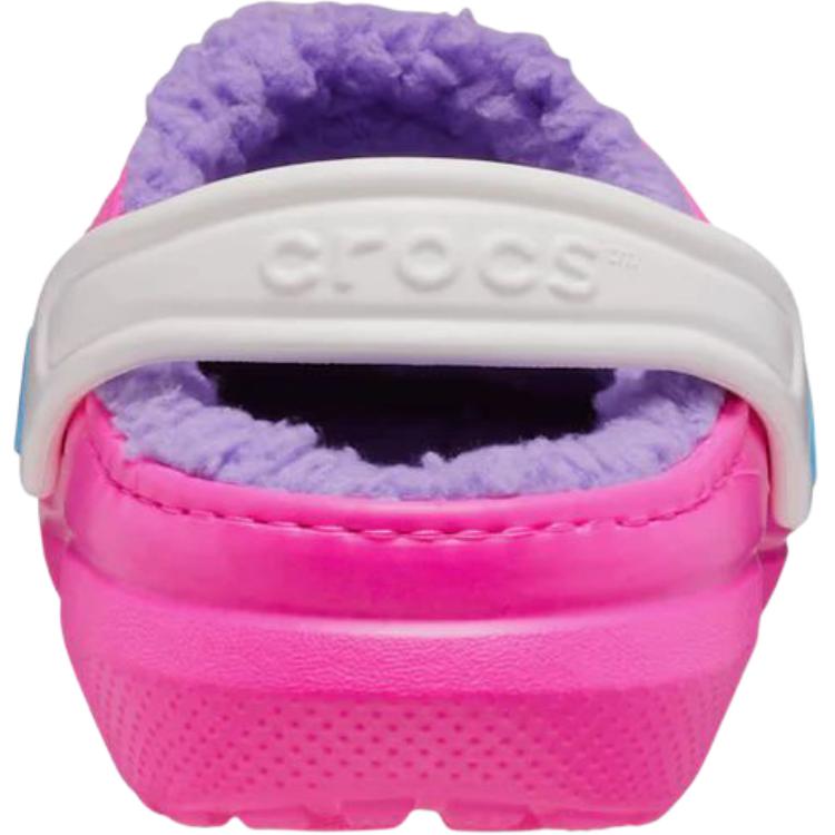Crocs Classic Lined Versatile Comfortable Non-Slip Durable Low-Top Kids Sandals Kids sandals Pink 207010-6TX