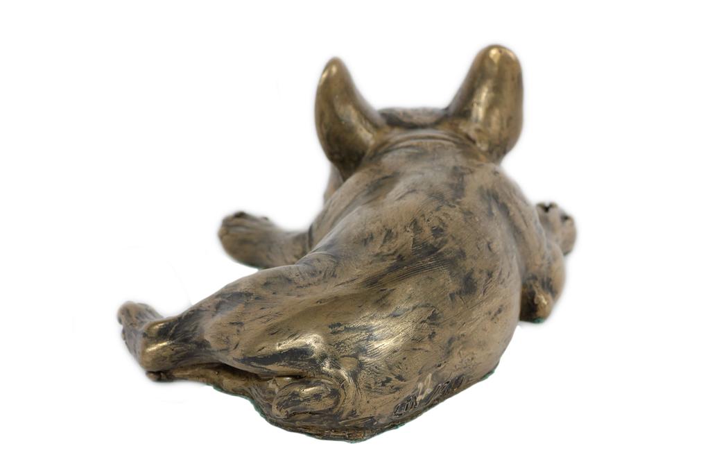 Französische Bulldogge, Frenchie V - Hundestatue, Figur fürs Büro, Trophäe für Hundeausstellung der Marke Art-Dog