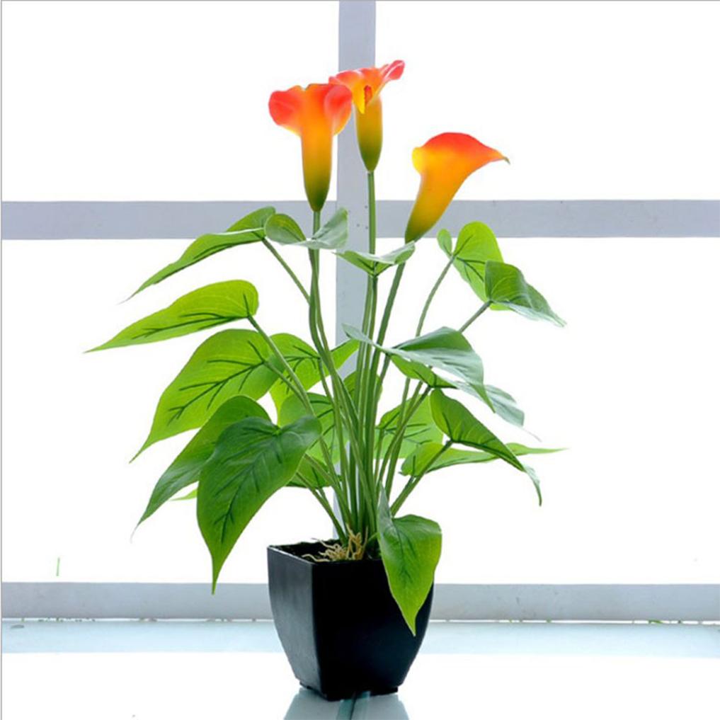 Home Artificial Flower Bonsai Indoor Outdoor Simulation Flowers Plant Living Room Courtyard Patio Decoration