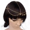 Disc Charms Boho Tassel Head Chain Alloy Headpiece Jewelry New Forehead Hair Jewelry  Hair Chain