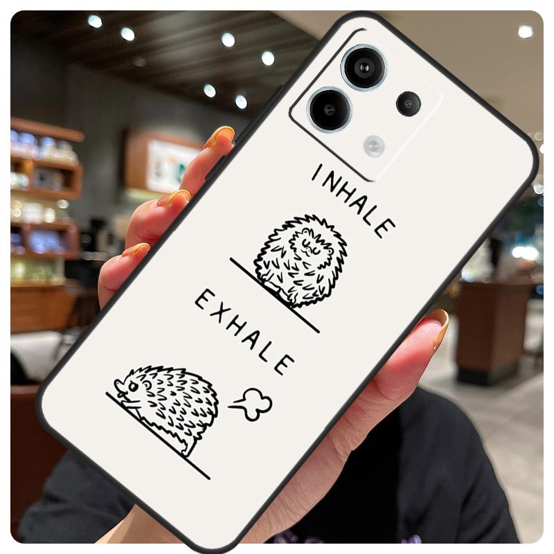 Kawaii Hedgehog Heart Cute Case For Xiaomi Redmi Note 13 12 9 10 11 14 15 Pro Plus Cover For Redmi 14C 10C 12C 13C 15 C