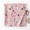 Silk scarf women spring and autumn floral thin printed long scarf travel beach towel spring and summer sun protection shawl