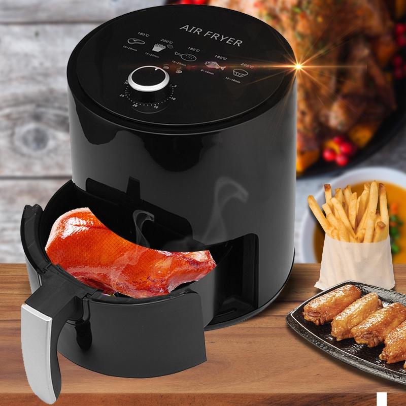3.2L Smart Air Fryer Chicken Household Oil Free Air Fryer Health Fryer Pizza Cooker Multifunction Touch LCD Electric Deep