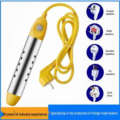 Fast Heating Electric Water Boiling Stick with Automatic Power Off and Stainless Steel Design - EU/US/UK/AU Standards