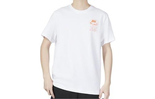 

Nike Solid Color Logo Short Sleeve T-Shirt M белый