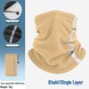 Windproof Winter Cycling Face Mask and Neck Gaiter - Double Layered Fleece Scarf