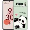 For Google Pixel 10 Pro Phone Case Pixel 9 Pro XL TPU Case Pixel 8 Pro 9A 8A 7A 7 6A 6 Pro Soft Cover Cartoon Panda