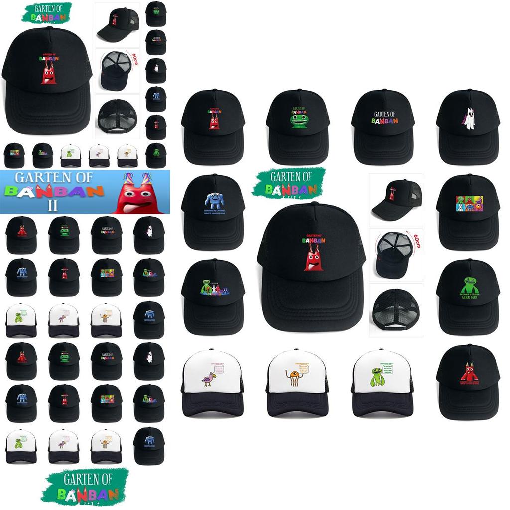 Garten Of Banban Cartoon Printing Sun Hat Adjustable Baseball Cap