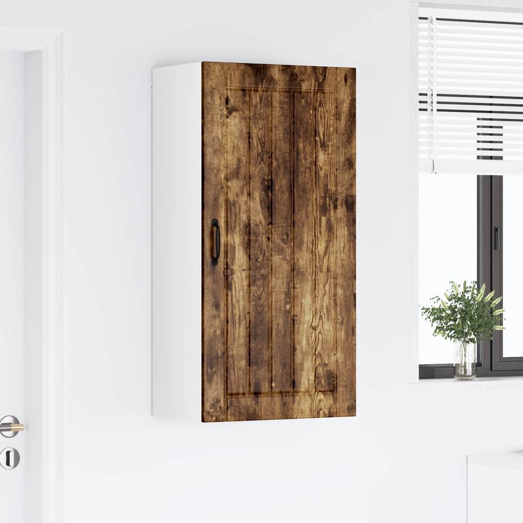 Wall Cabinet LUCCA Smoked Oak 50 x 31 x 100 cm