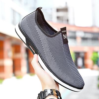 Apavi Vīriešu kedas Tīkla ikdienišķa, viegli uzvelkama, viegla sliņķa apavi Vīriešu elpojoši braukšanas apavi Zapatillas Hombre āra apavi
