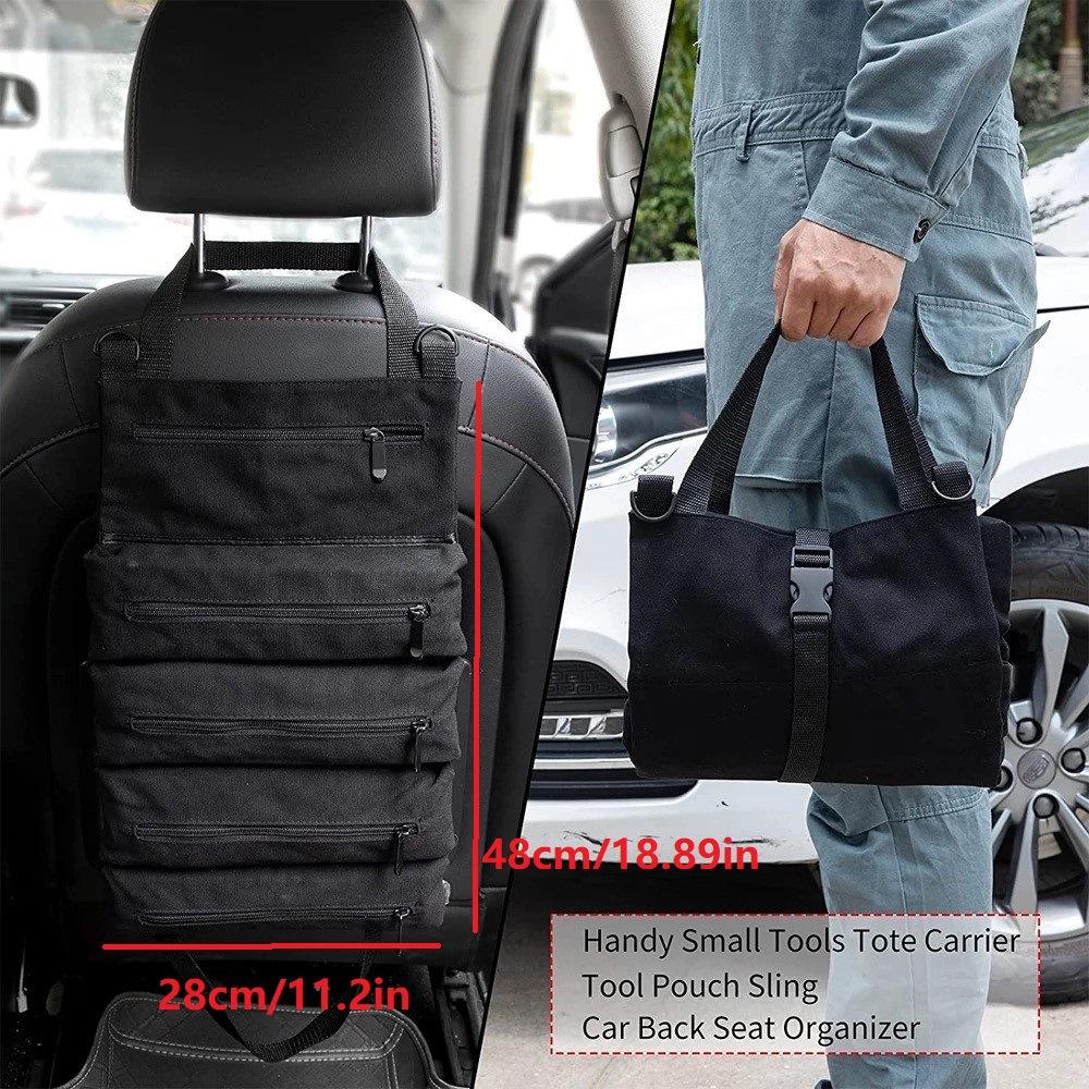 Fit For Hardware Carpentry Multi-Functional Roll Up Tool Bag Foldable Auto Tools Storage Bucket Oxford Fabric Multi-Tool Organizer