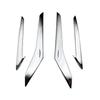 For Lexus RX 350 350h 450h+ 500h   2024 ABS Mirror Car Headlight Eyebrow Light Cover Trim Cover Trim 4Pcs Accessories