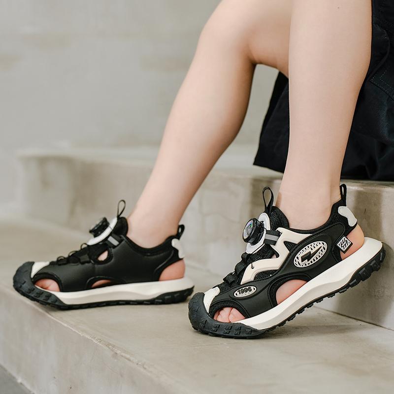 29-39 Children's Summer Anti Slip Wear Resistant Breathable Fashionable Baotou Sandals Beach Shoes