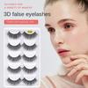 3D Multi-layer Thick 5 Pairs of Eyelashes Natural Eyelashes Simulation Curling False Eyelashes Eyelash Extension natural false eyelashes. 3d lashes