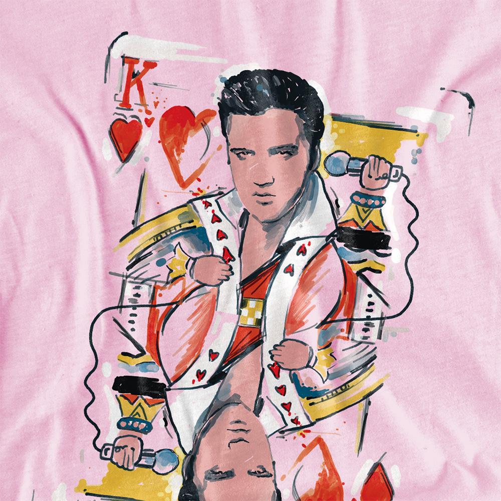 Elvis Presley Kinder/Kids Herz König T-Shirt