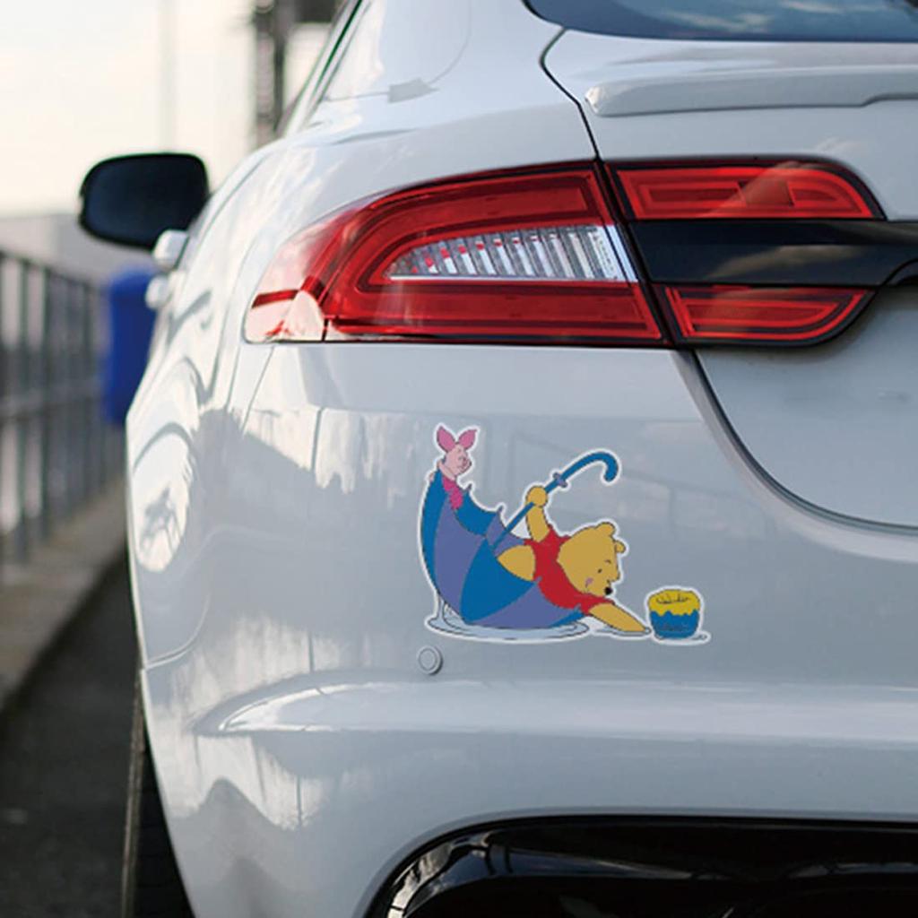 [GREDINO] Winnie the Pooh Waterproof Car Sticker for Suitcases, Laptops, Motorcycles, Helmets, and More