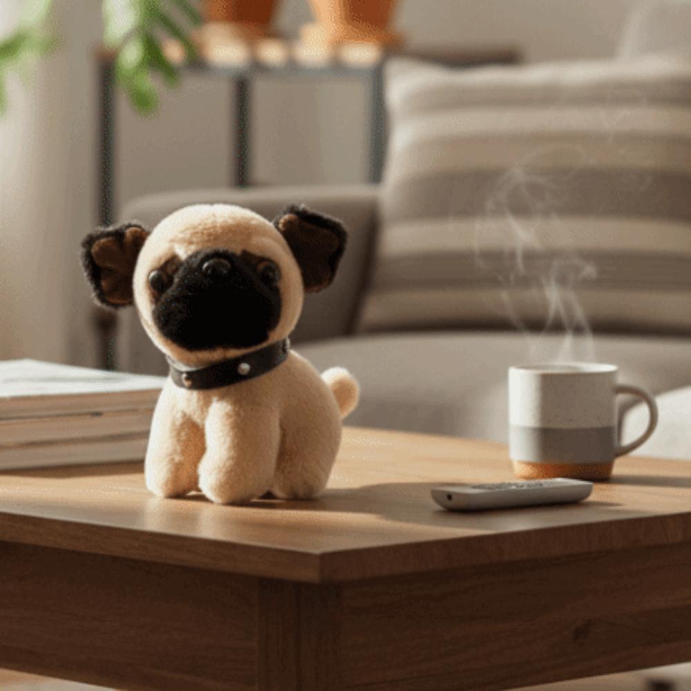 Simulation Simulation Dog Plush Keychain Small Pendant Animal Pendant Dog Plush Pendant Couple