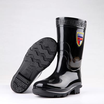 Cizme de ploaie din PVC din plastic impermeabil, rezistent la ulei și acid, fără siguranță, pentru bărbați, cizme de ploaie en-gros Wellington