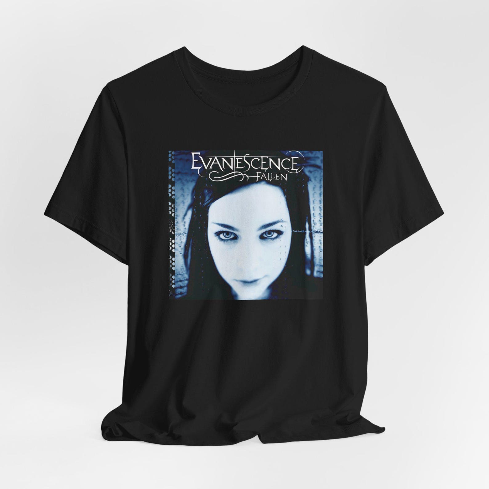 Evanescence Fallen T-Shirt, Gothic Rock Band Tee, 2000s Alternative Metal Apparel L