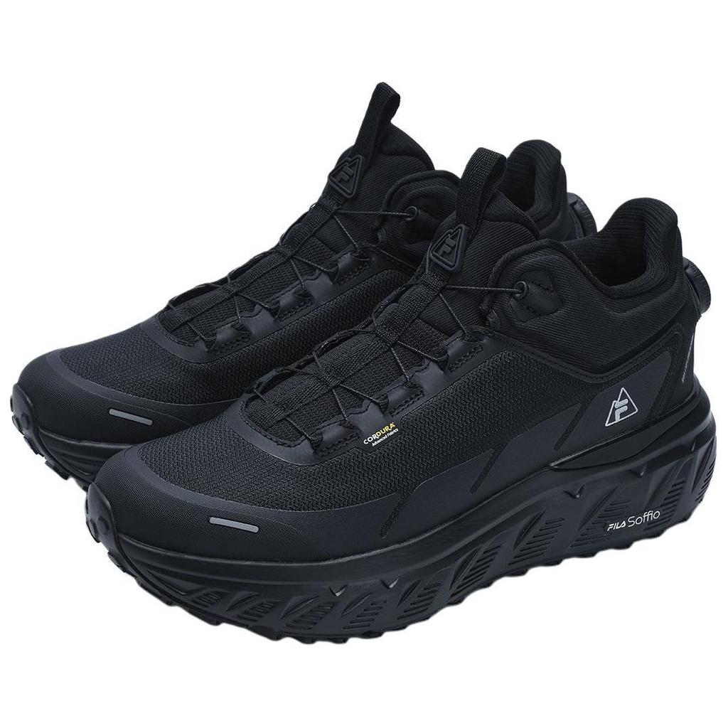 FILA Boa Explorer 1 Comfortable Mid-Top Outdoor Functional Shoes Men Shoes Black A12M511212F