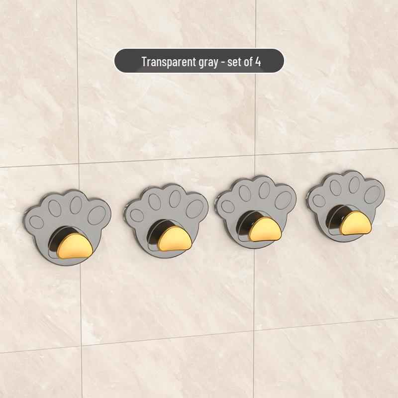 

Newcomer Acrylic Cat Paw Adhesive Hook for Kitchen, Clothes, Hats & Bathroom