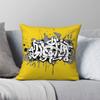 Graffiti Panda Square Pillowcase Polyester Linen Velvet Pattern Zip Decorative Throw Pillow Case Car Cushion Case