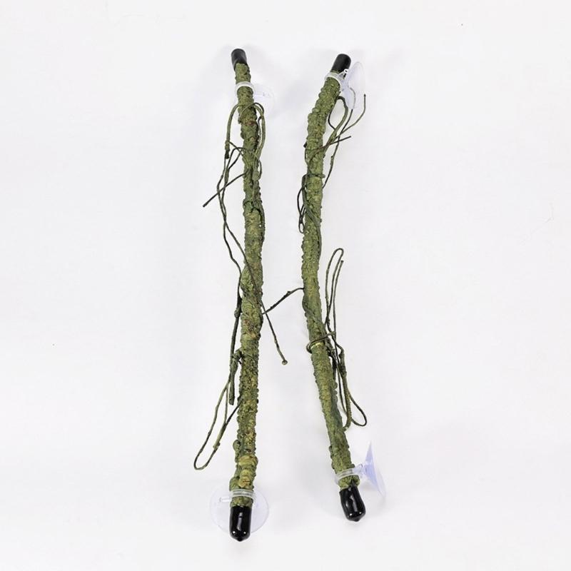 Realistic Vine For Terrariums Decors Natural Lookings Safe Climbing Artificial Vine For Various Amphibians Habitats