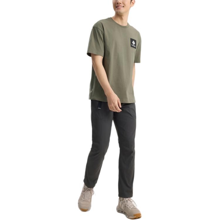 Columbia SS25 T Shirt Men's Dark Green XE9502-397