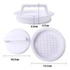 1 Set DIY Hamburgerfleischpresse Werkzeug Patties Maschine Fleisch Burger Maschine Form Lebensmittelqualität Kunststoff Hamburgerpresse