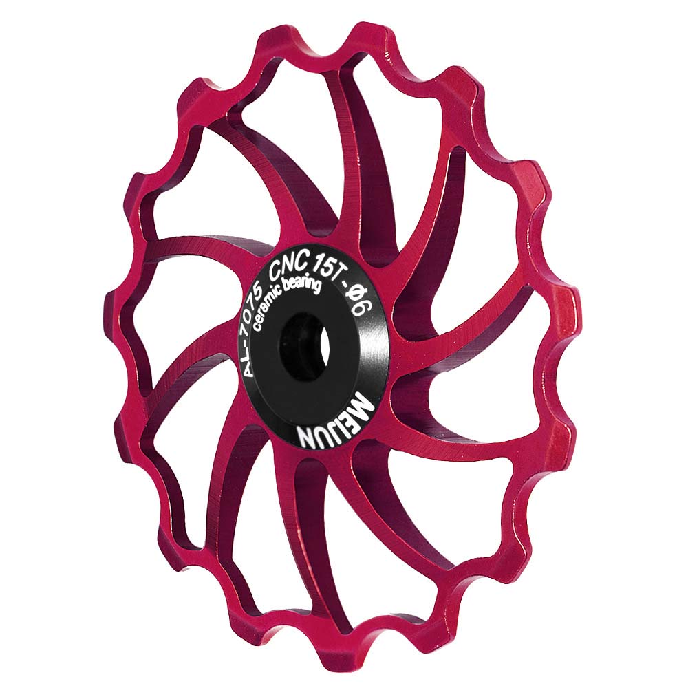 Road Bike Mountain Bike 14T 15T 16T Pulley Wheel Ceramics Bicycle Parts Rear Derailleur Guide Wheel Bearing Guide Roller