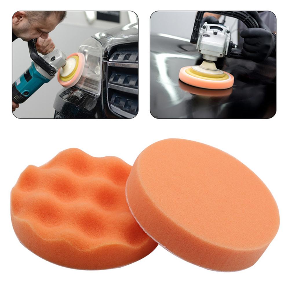 1PC 3-7inch Self-Adhesive Buffing Waxing Pad Sponge Polishing Foam Pads Polishing Pad For RO/DA Car Polisher Car Repair Tools