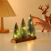 Tabletop Christmas Tree Decoration Mini Christmas Tree with Lights Lighting Scene Festive Atmosphere Arrangement
