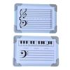 Double-Sided Magnetic Music Staff Whiteboard High Low Notes Teaching Aid Mini Dry Erase Board Students Teachers Music Classroom Supplies