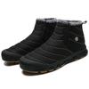 Men Snow Boots Women Winter Cotton Shoes Super Warm Ankle Boots Waterproof Warm Plush Boots Footwear Plus Size 47 Outdoor High Top Warm Furry Sneakers