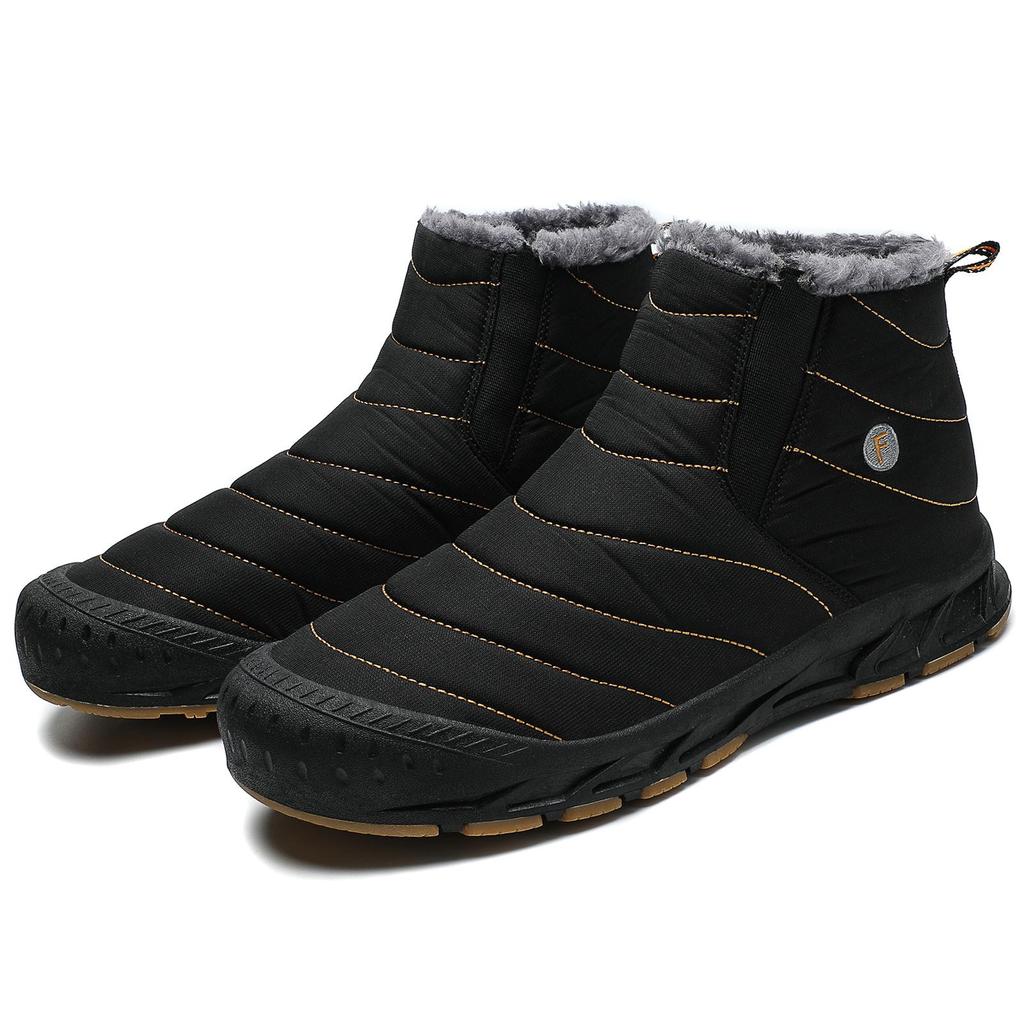 Men Snow Boots Women Winter Cotton Shoes Super Warm Ankle Boots Waterproof Warm Plush Boots Footwear Plus Size 47 Outdoor High Top Warm Furry Sneakers