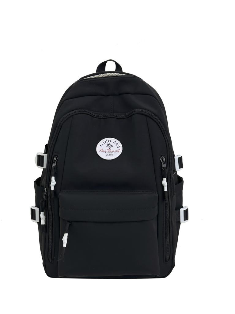 Schoolbag1011 Japanese Ins Style Girl Schoolbag Simple and Lightweight Backpack College Style High School Student Solid Color Casual Backpack