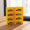 Acrylic 8 Grid Car Model Display Box Dustproof Storage Organizer Cabinet for Kids Toy Collection Desk