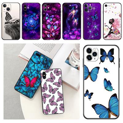 Flower Butterfly Phone Case For iPhone Samsung Galaxy Redmi Xiaomi Oppo OnePlus Note S A 7 8 9 10 11 12 13 14 20 21 22 23 53 54 Pro Max Plus Ultra