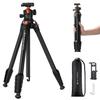 Concept Camera for DSLR K&F Tripod Compact, Ultra-lightweight, 5-section, 162.5cm, 360-degree Rotation, Cameras.