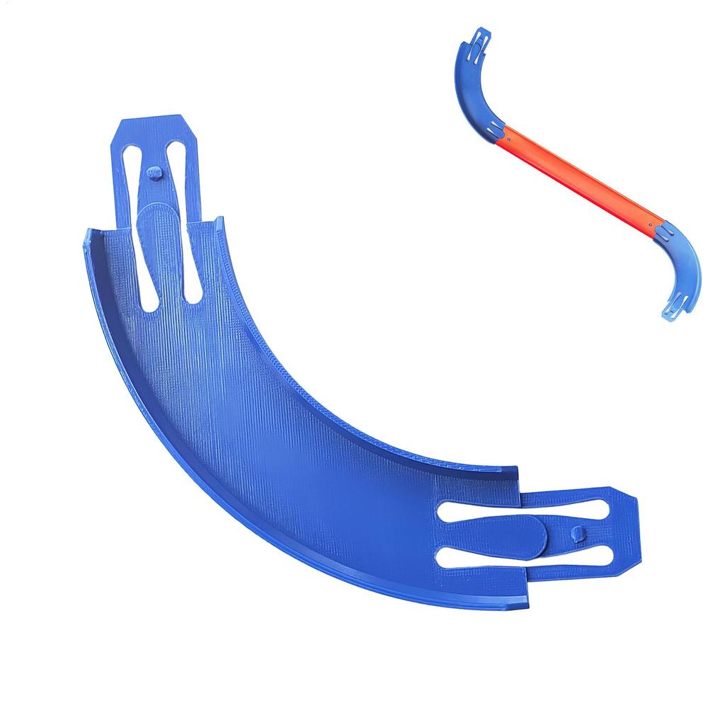Toy Car Connectors for Tracks 90 Degree Curved Racetrack Connectors Racing Vehicle Racetrack Accessories for Kids Toddler Boys