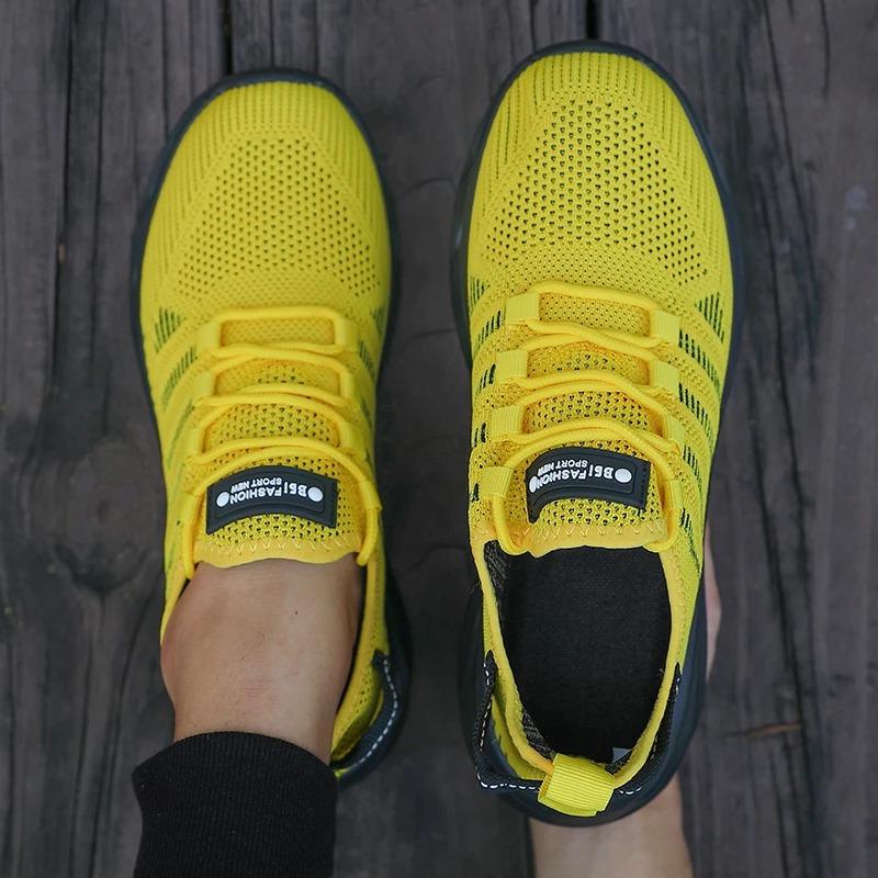 Fashion Men Breathable Mesh Shoes Casual Sports Shoes Running Training Shoes Fast Drying and Wear-resistant NEY Style Tamanos Femininos