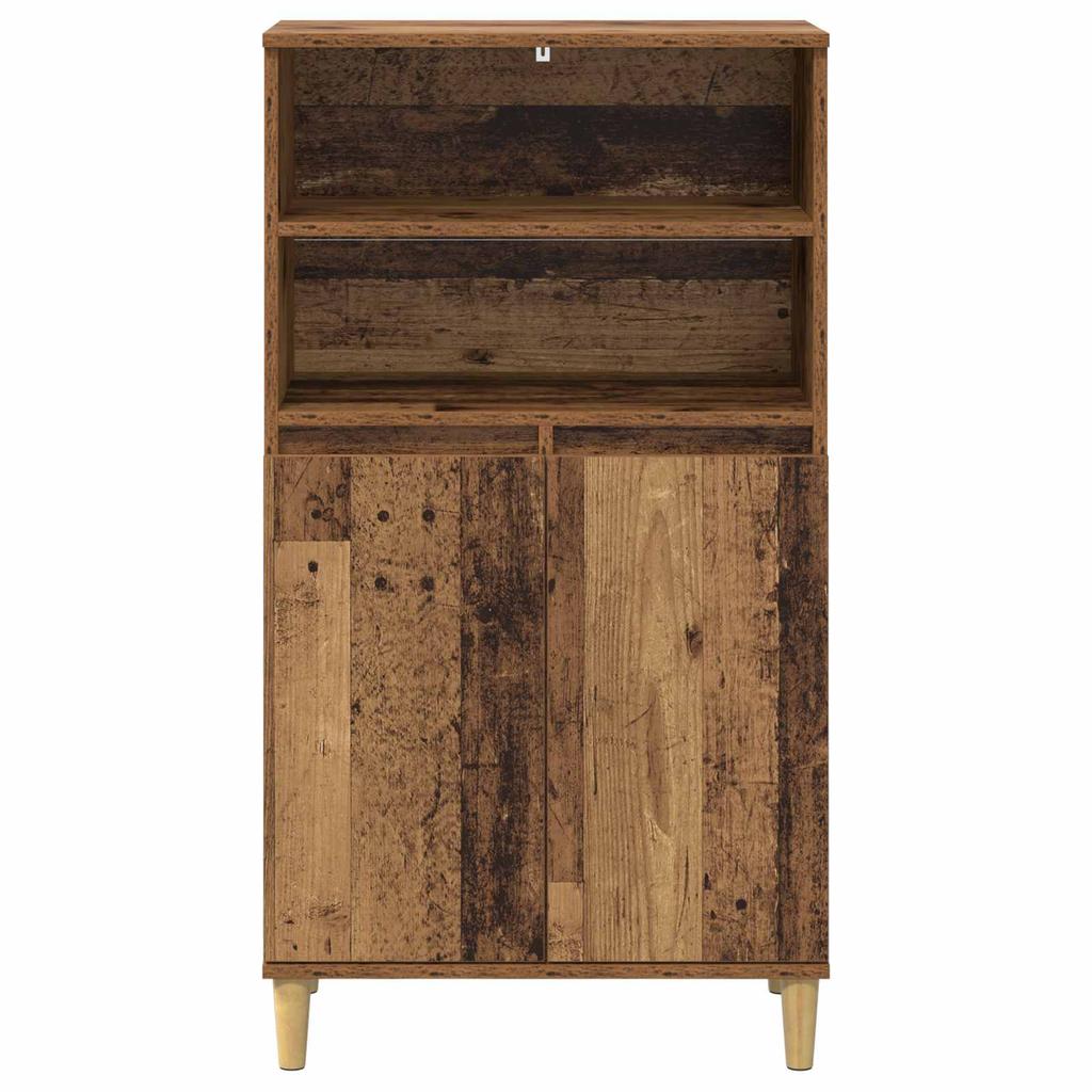 Highboard Reclaimed Wood 60 x 36 x 110 cm Engineered Wood