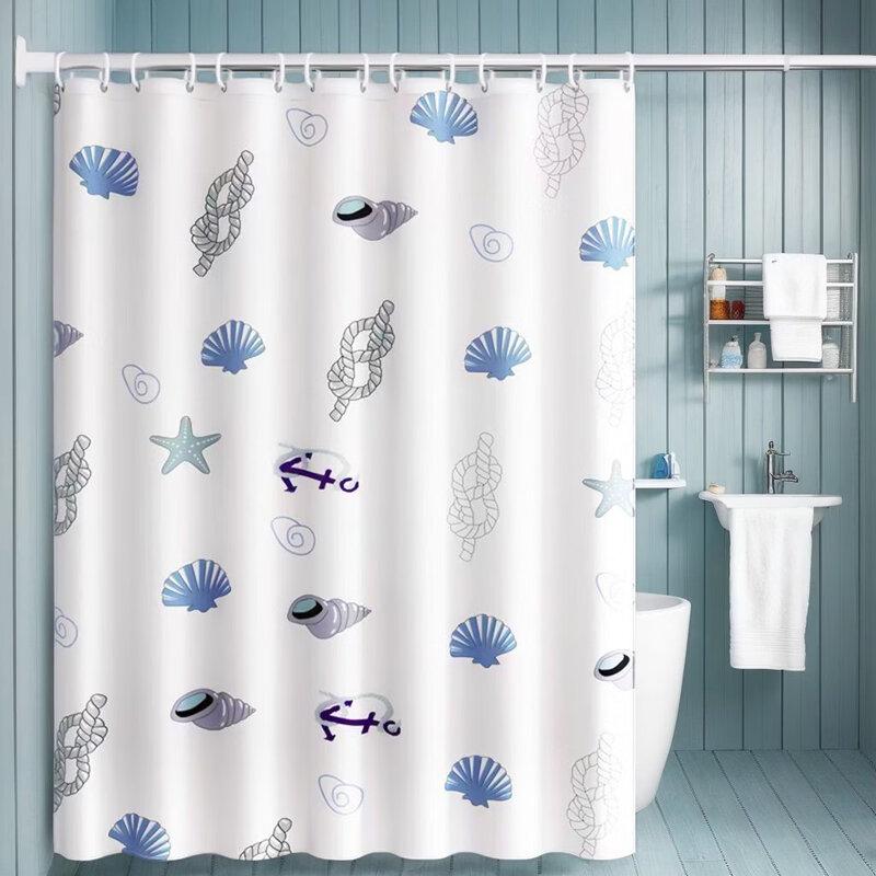 LIEI PEVA Waterproof Shower Curtain