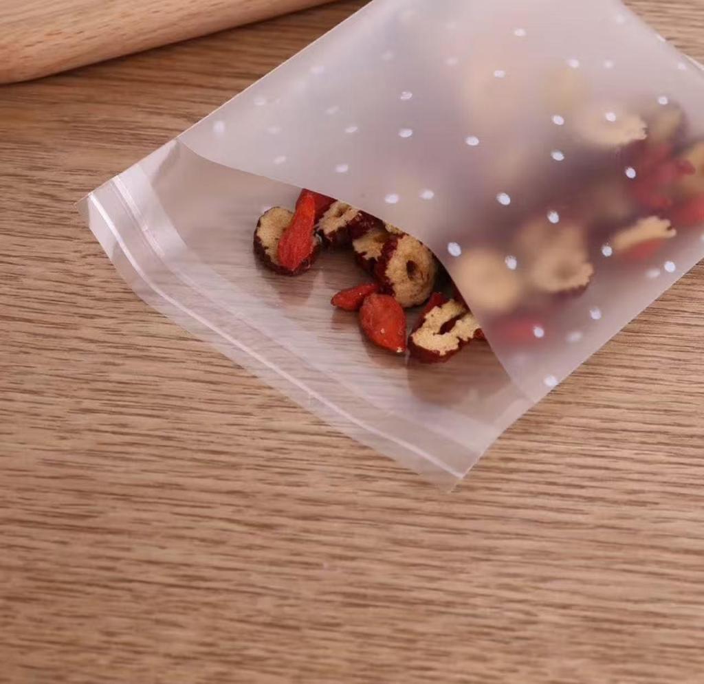 In-Stock Frosted Self-Adhesive Self-Sealing Cookie & Mooncake Bags - Small, Thickened Packaging for Food & Biscuits