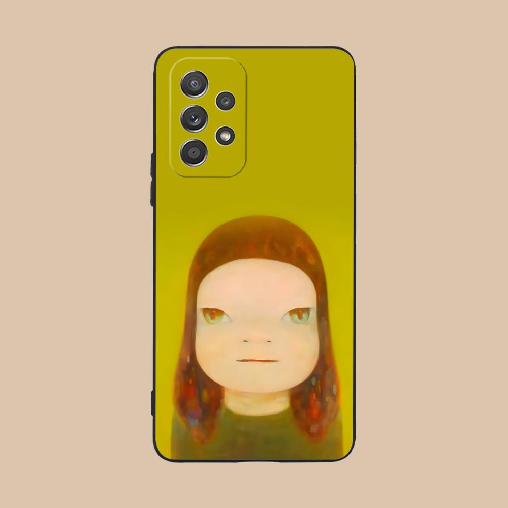 Anime Yoshitomo Nara Phone Case for Samsung Galaxy M55 54 42 35 34 33 32 23 22 15 14 13 12 F55 5G Colorful Cover Pretty Cover