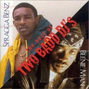 

CD SPRAGGA BENZ BEENIE MAN Best Of Two Badd Djs VPMHCD3105 VP Records 1997 US Reggae Ska Dub Used