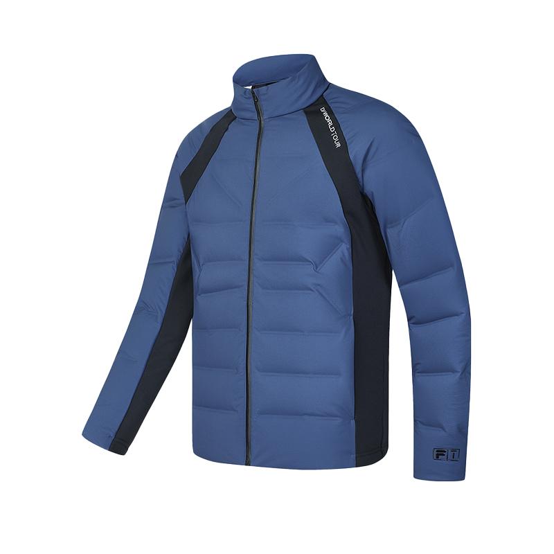 New FILA Down Jacket Men's Deep Elegant Blue A11M445901FDB