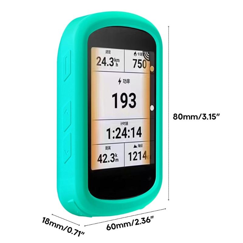 Skin-friendly Drop Resistant Anti-Drop Silicone Protective Case Compatible for-Garmin Edge 840 Premium-GPS Bike Computer