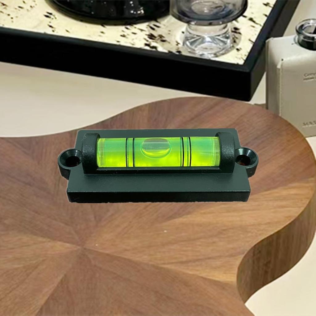 4Pcs Bubble Spirit Level RV Standard Levels with Mounting Holes RV Levelers Leveling Tool for RV Camper, Travel Trailer, Camping, Truck, Motorhome