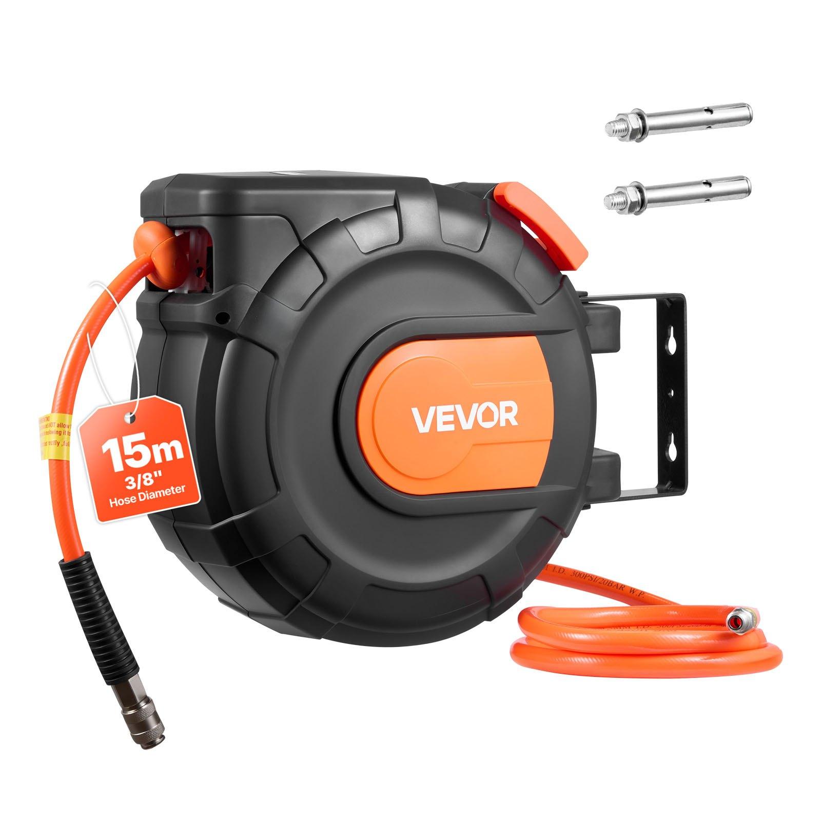 VEVOR Retractable Air Hose Reel, 15m
